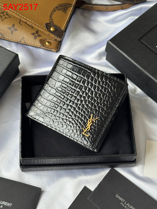 YSL Monogram Mini Wallet