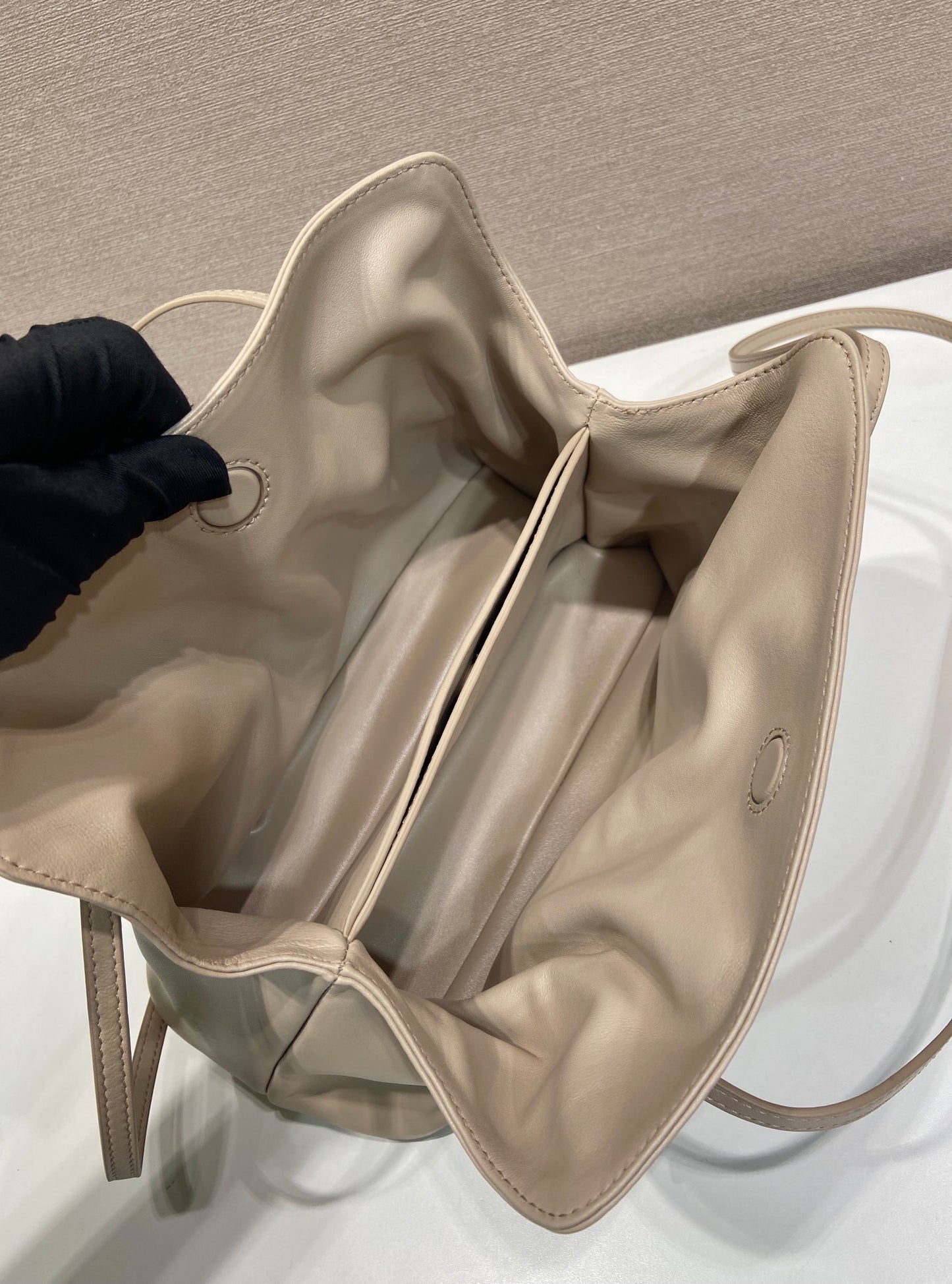 Prada Dada small nappa leather bag