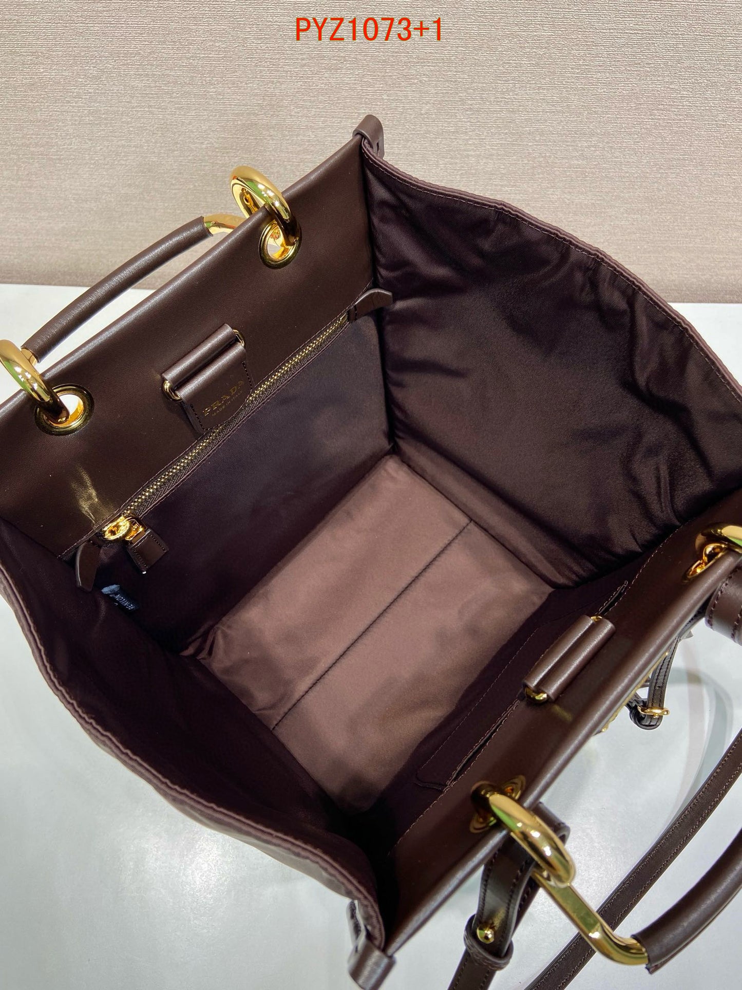 Prada Medium Re-Nylon and leather tote bag