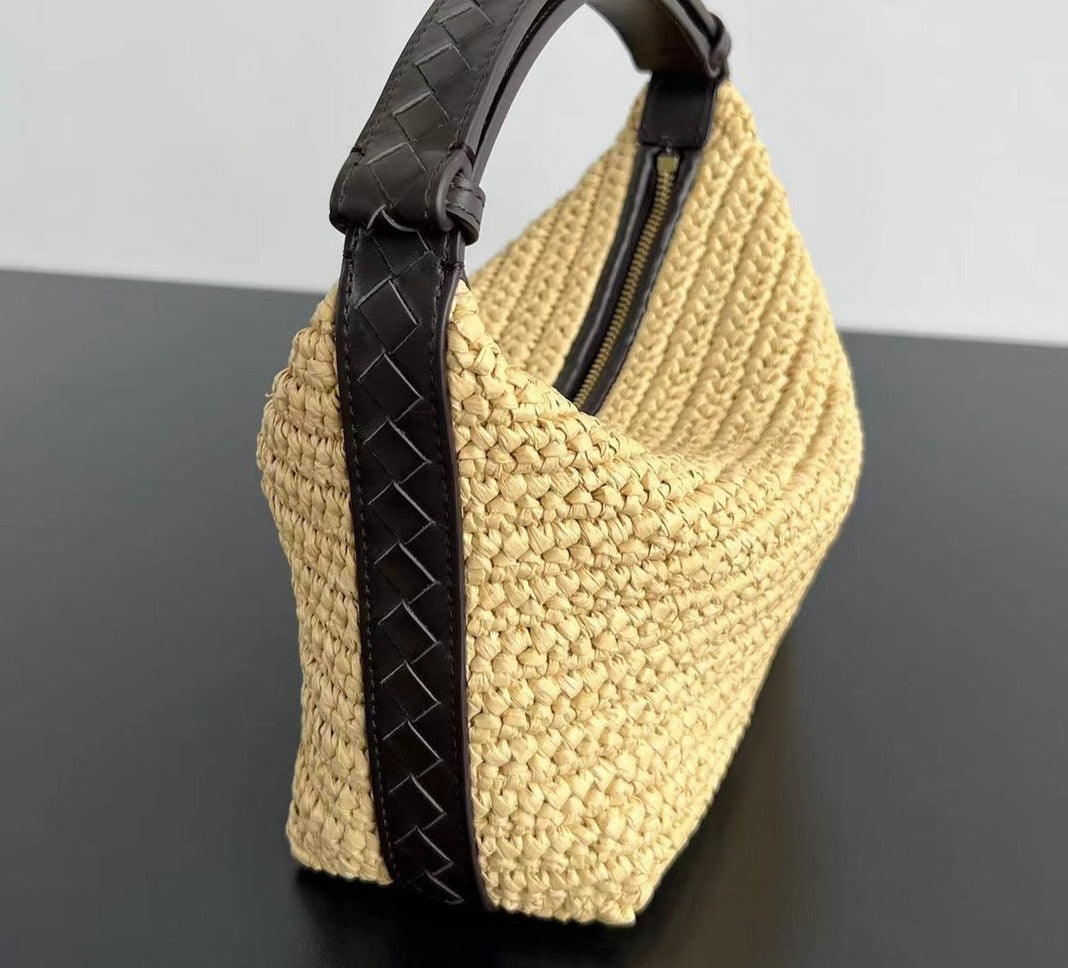 Bottega Veneta Wallace straw bag