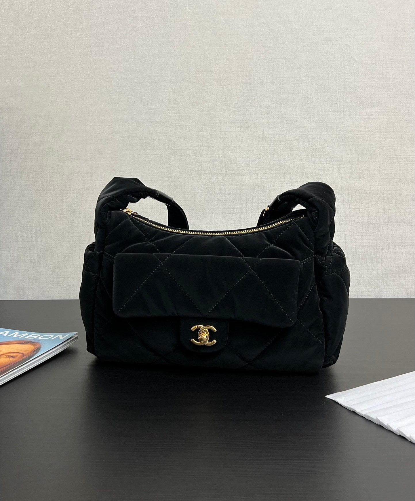 Chanel Hobo suede bag