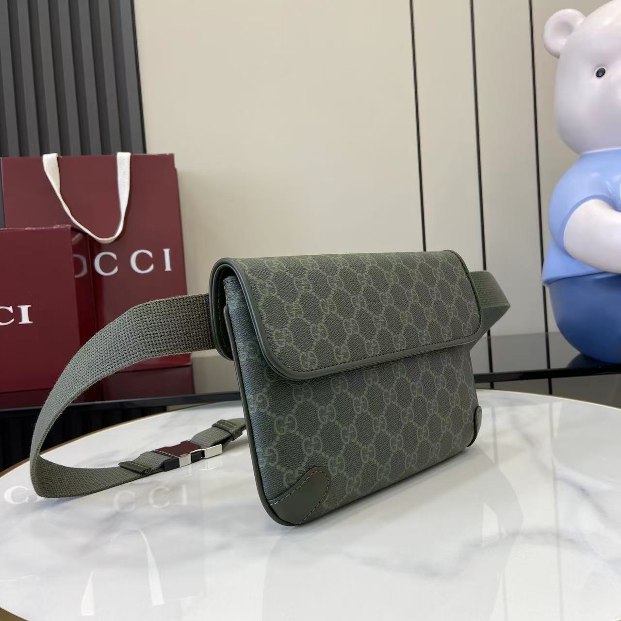 Gucci GG Monogram small belt bag