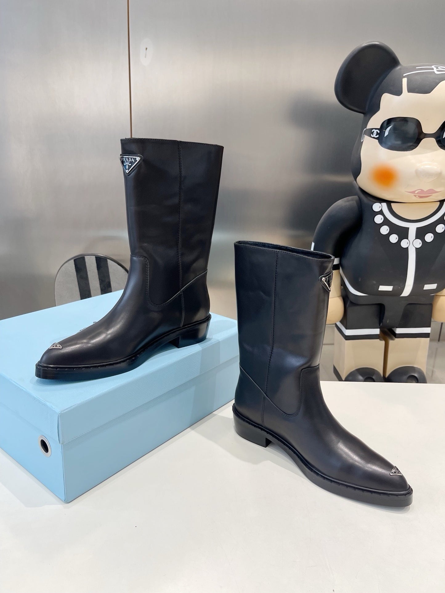 Prada Leather Boots