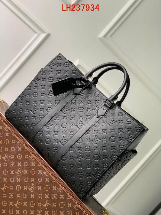 Louis Vuitton Sac Plat 24H bag empreinte leather