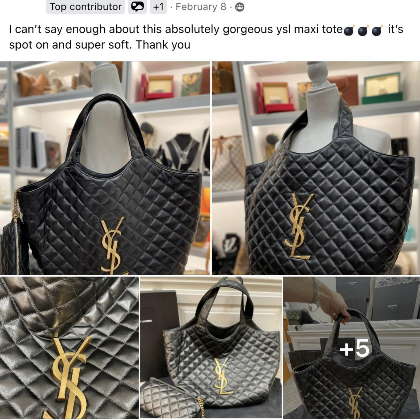 A Review of YSL Icare Maxi Shopping bag
