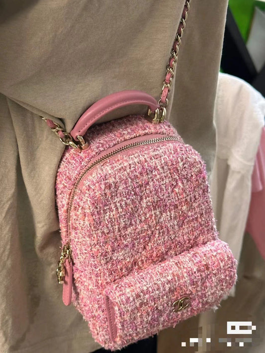 Chanel Tweed Backpack