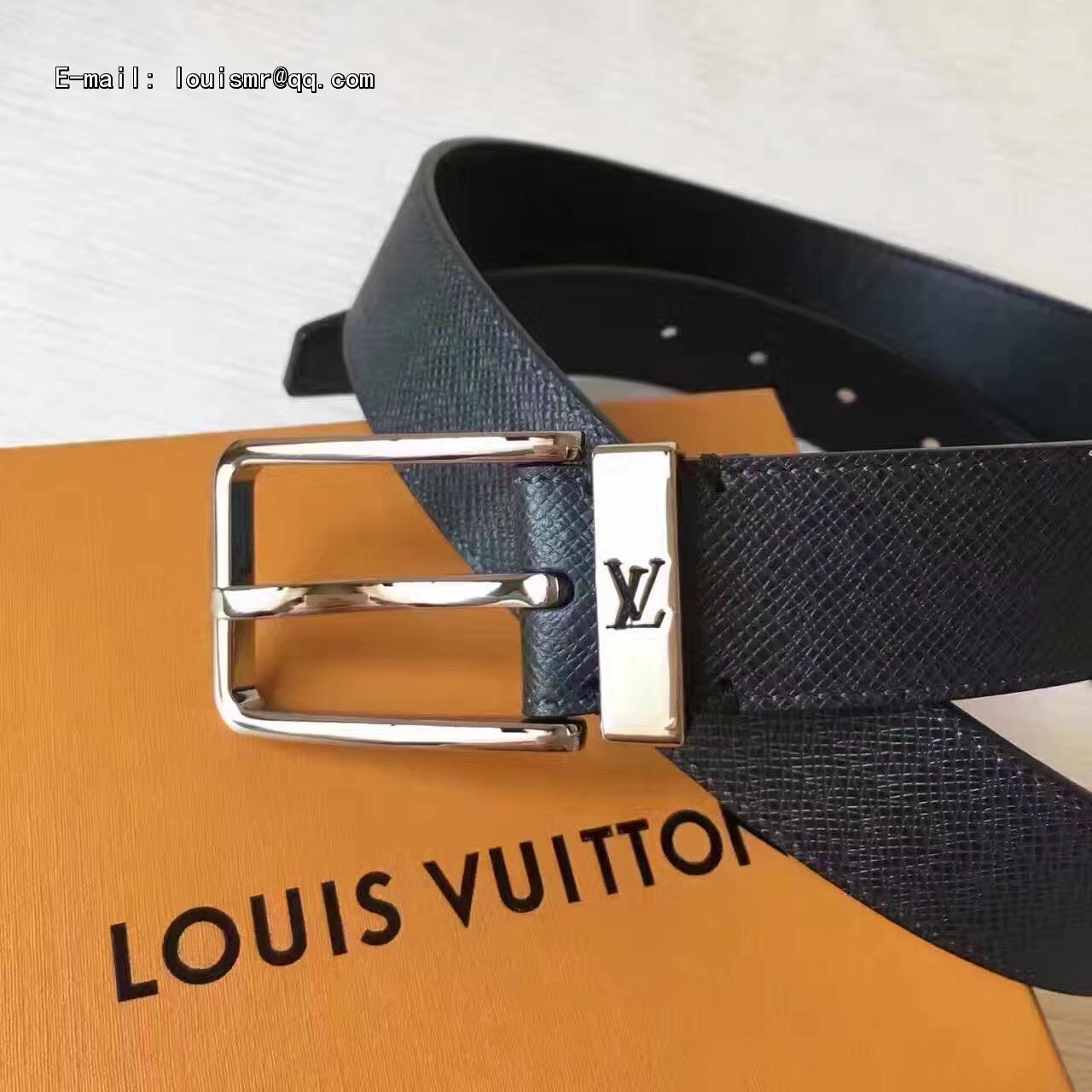 Louis Vuitton PONT NEUF Taiga Belt