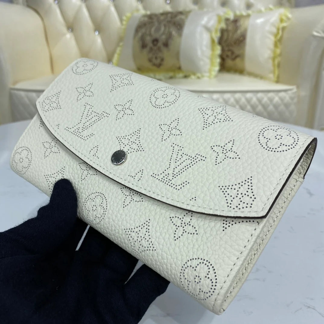 Louis Vuitton Iris Wallet Mahina leather