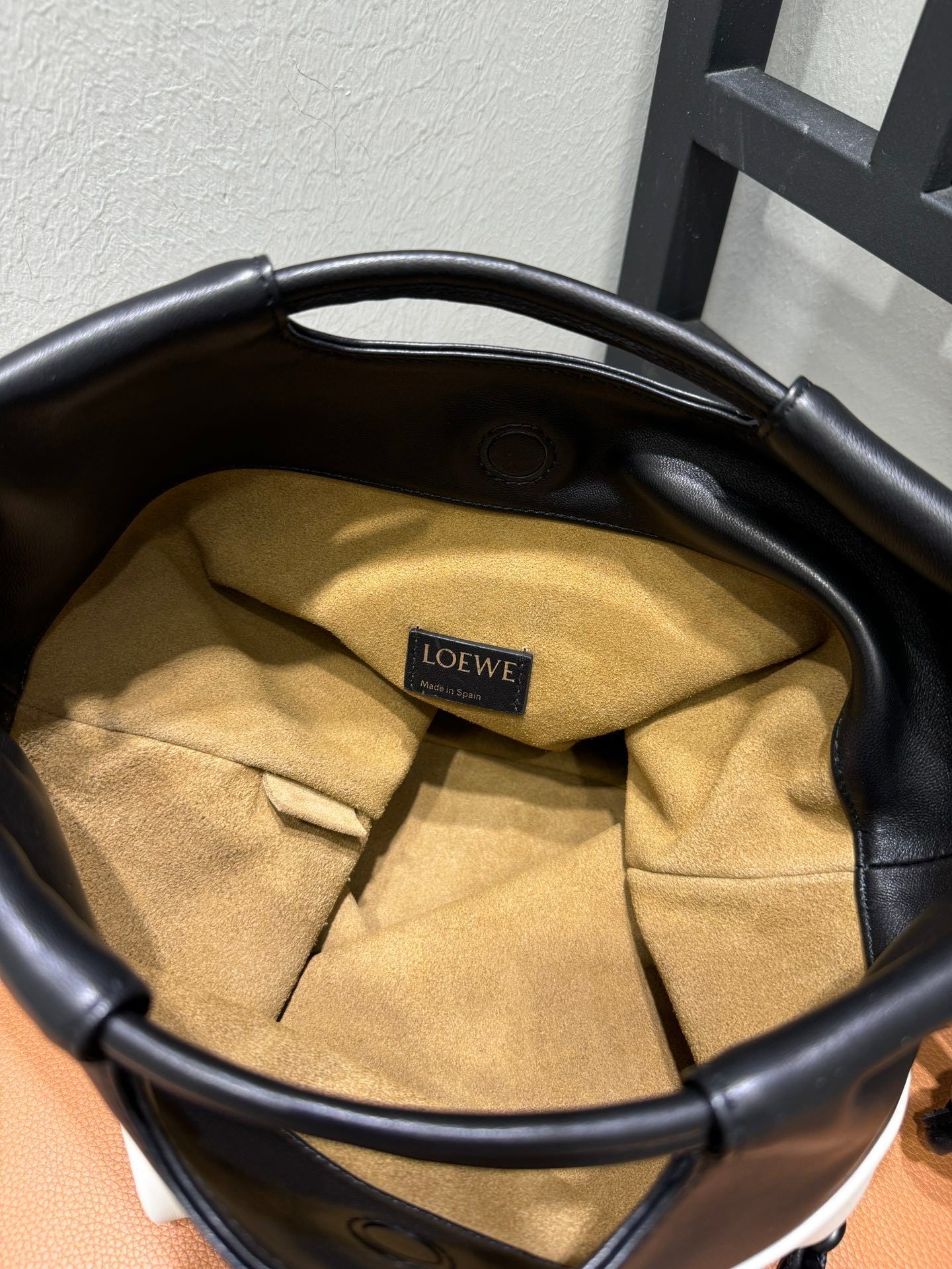 Loewe Flamenco purse tote in mellow nappa lambskin