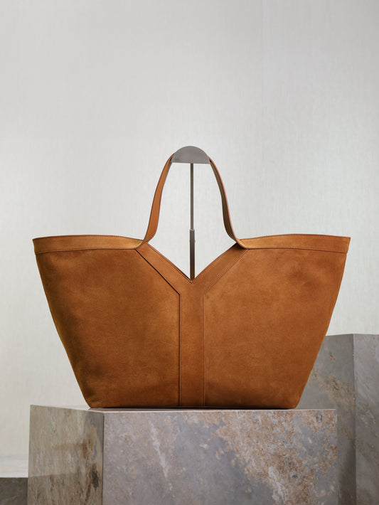YSL Y Tote in Suede