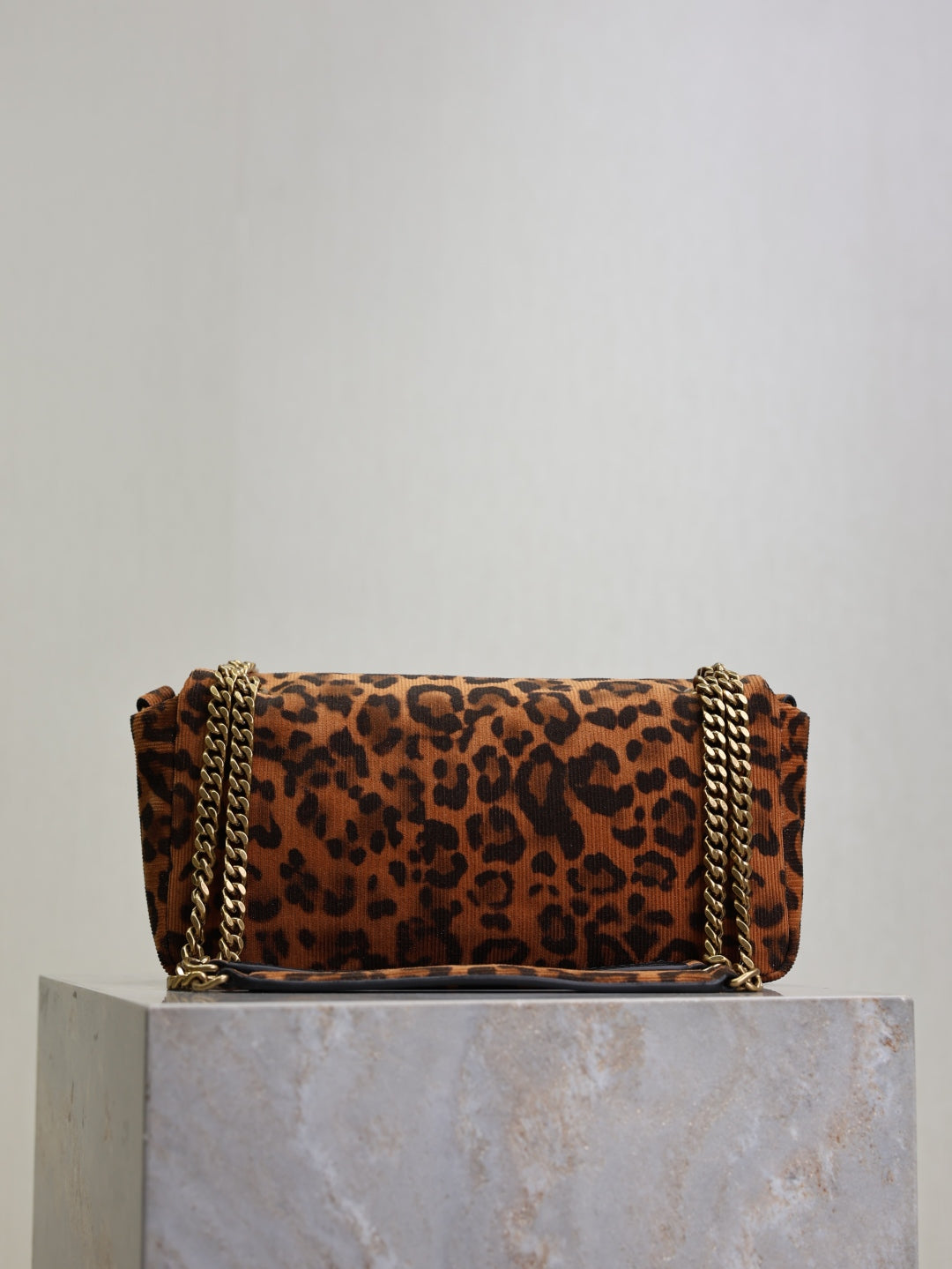 YSL Calypso in leopard print