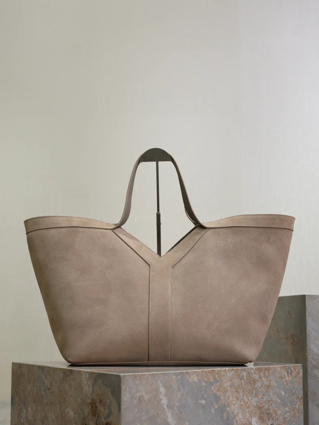 YSL Y large tote suede bag