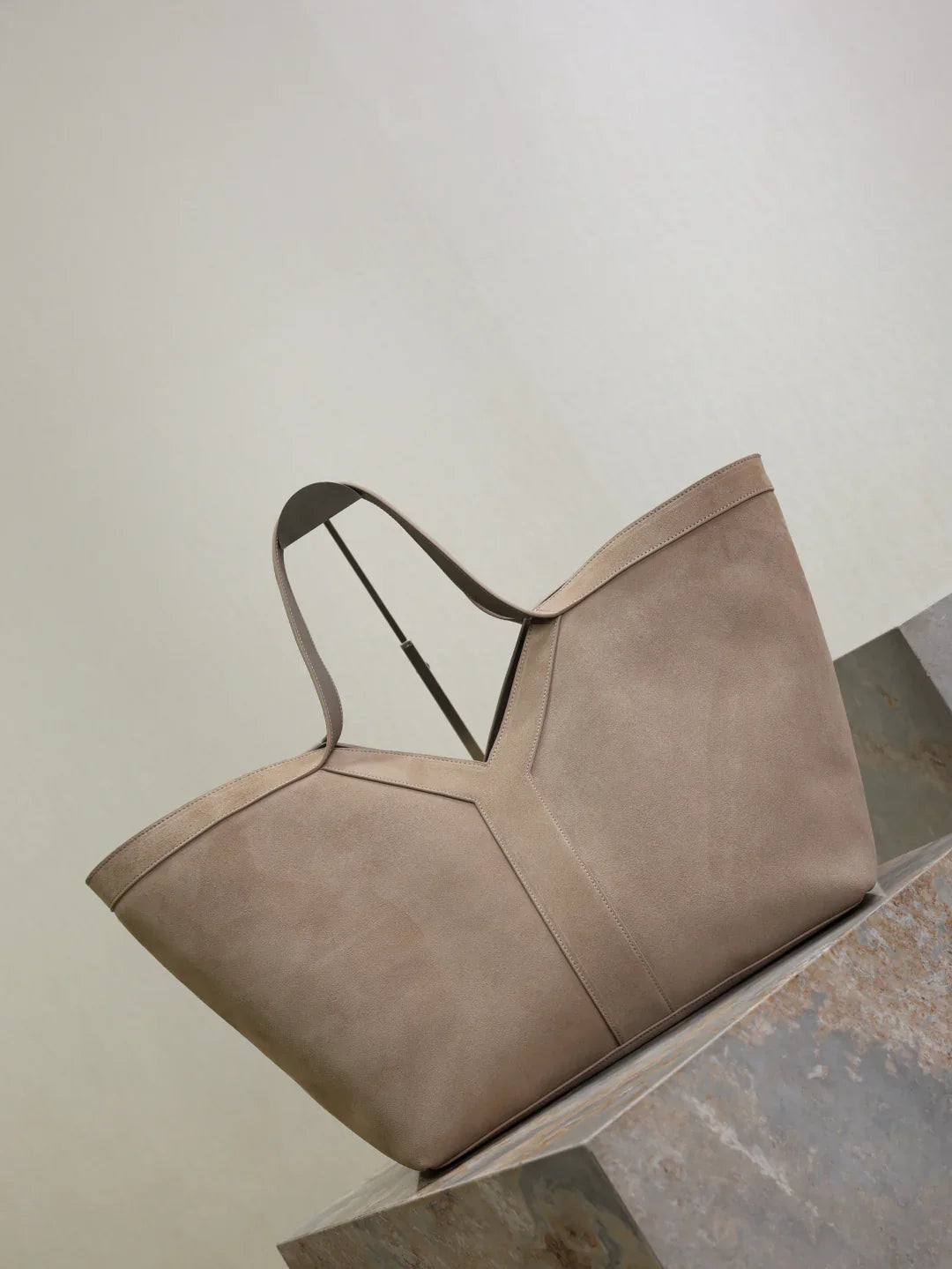 YSL Y large tote suede bag