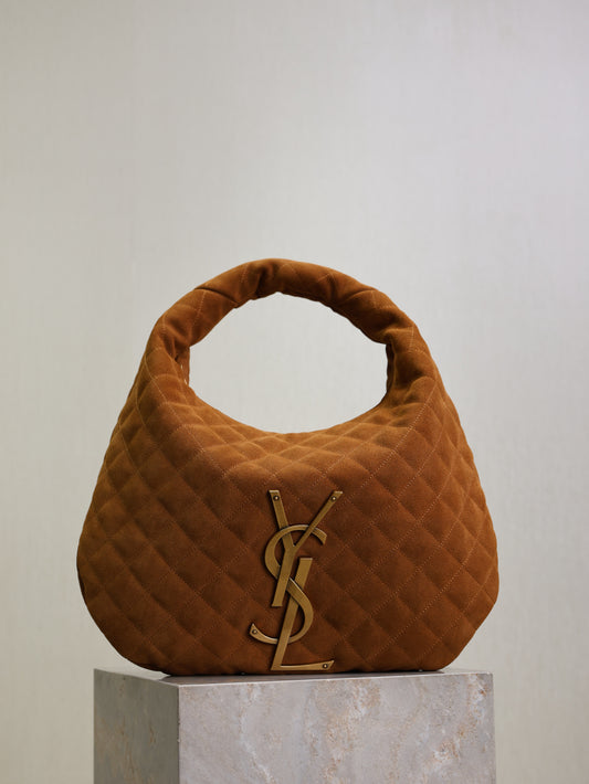 YSL Icare Hobo suede bag