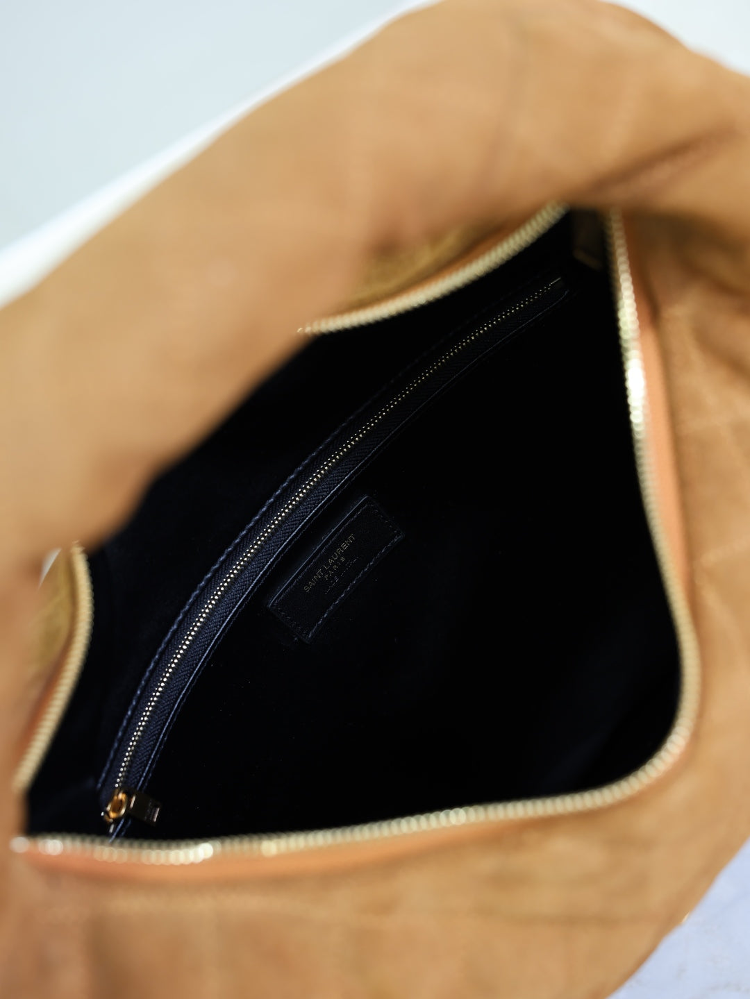 YSL Icare Hobo suede bag