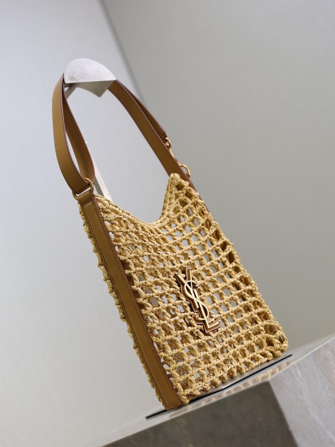 YSL Oxalis Mini straw bag