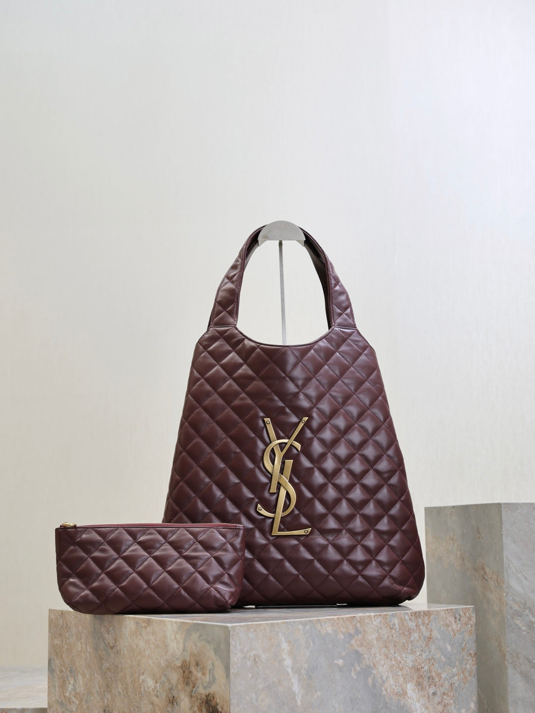 YSL Icare  in quilted nappa