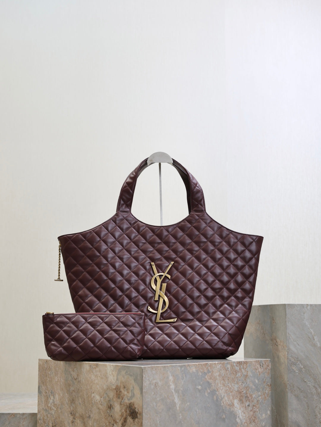 YSL Icare  in quilted nappa