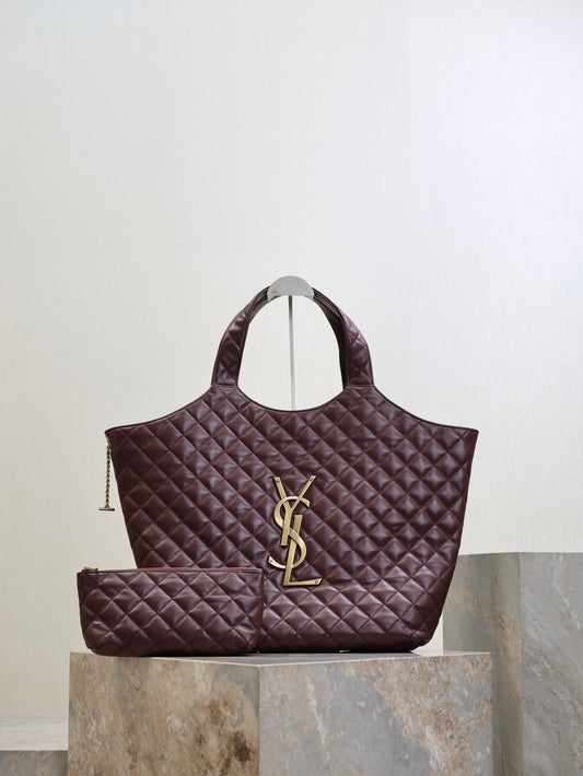 YSL Icare  in quilted nappa