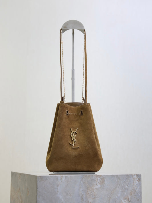 YSL Pochon in suede