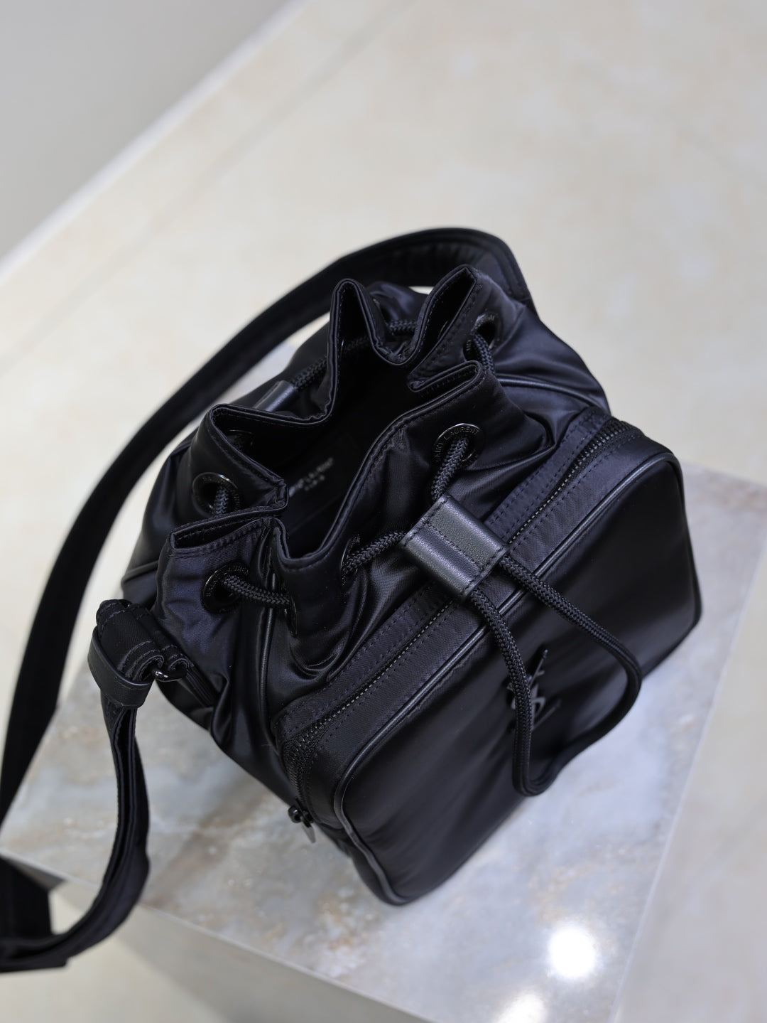 YSL Niki Bucket nylon bag