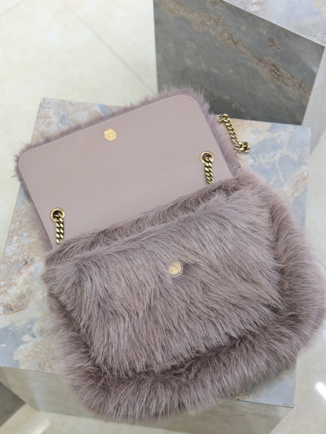 YSL Shearling Jamie bag