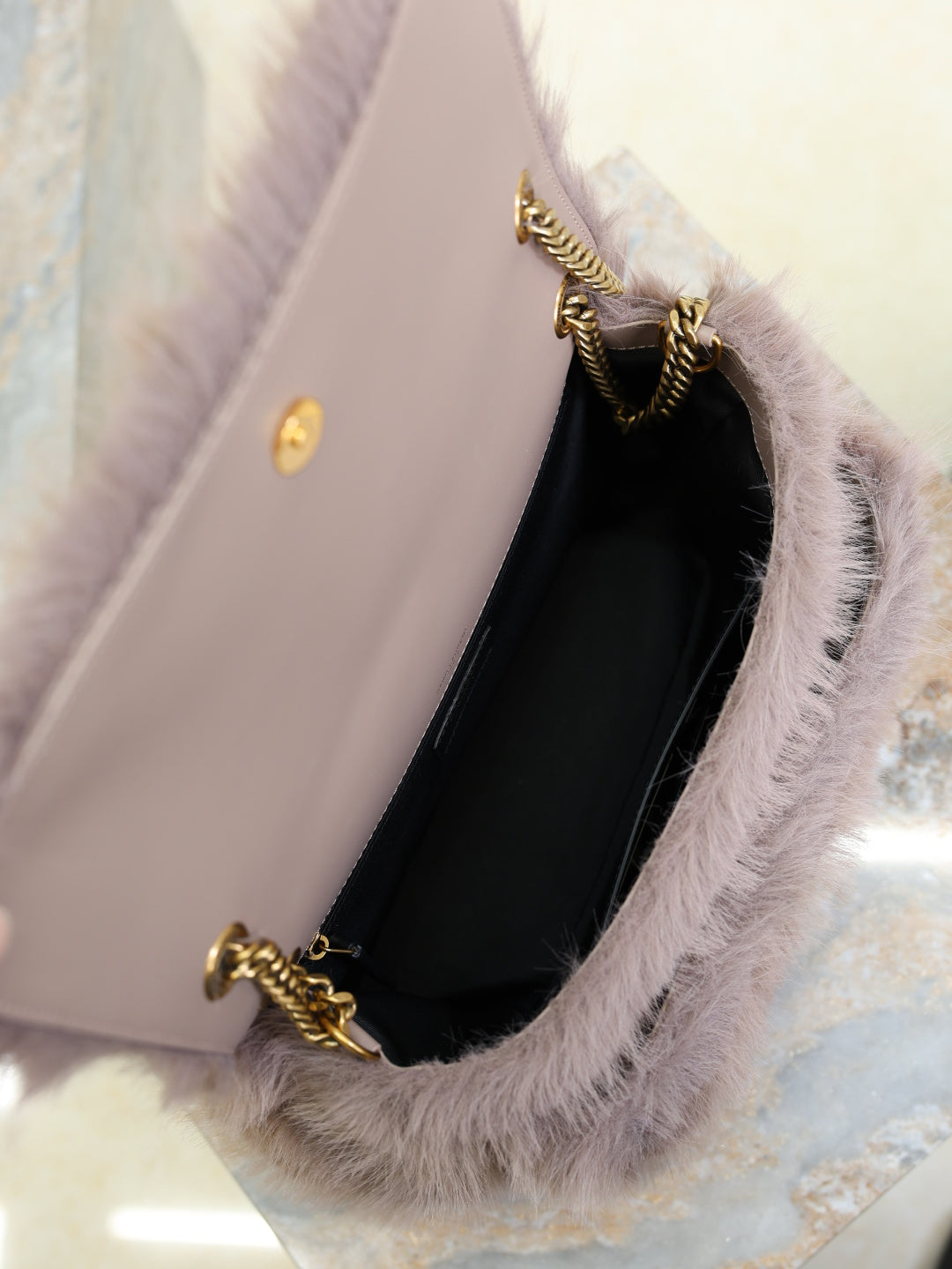 YSL Shearling Jamie bag