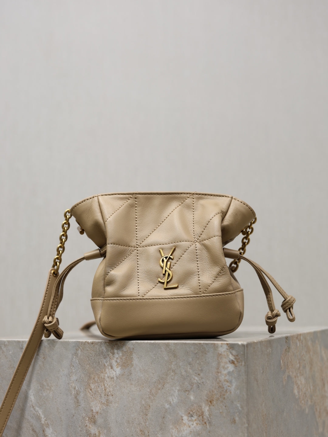 YSL Jamie Bucket leather mini bag