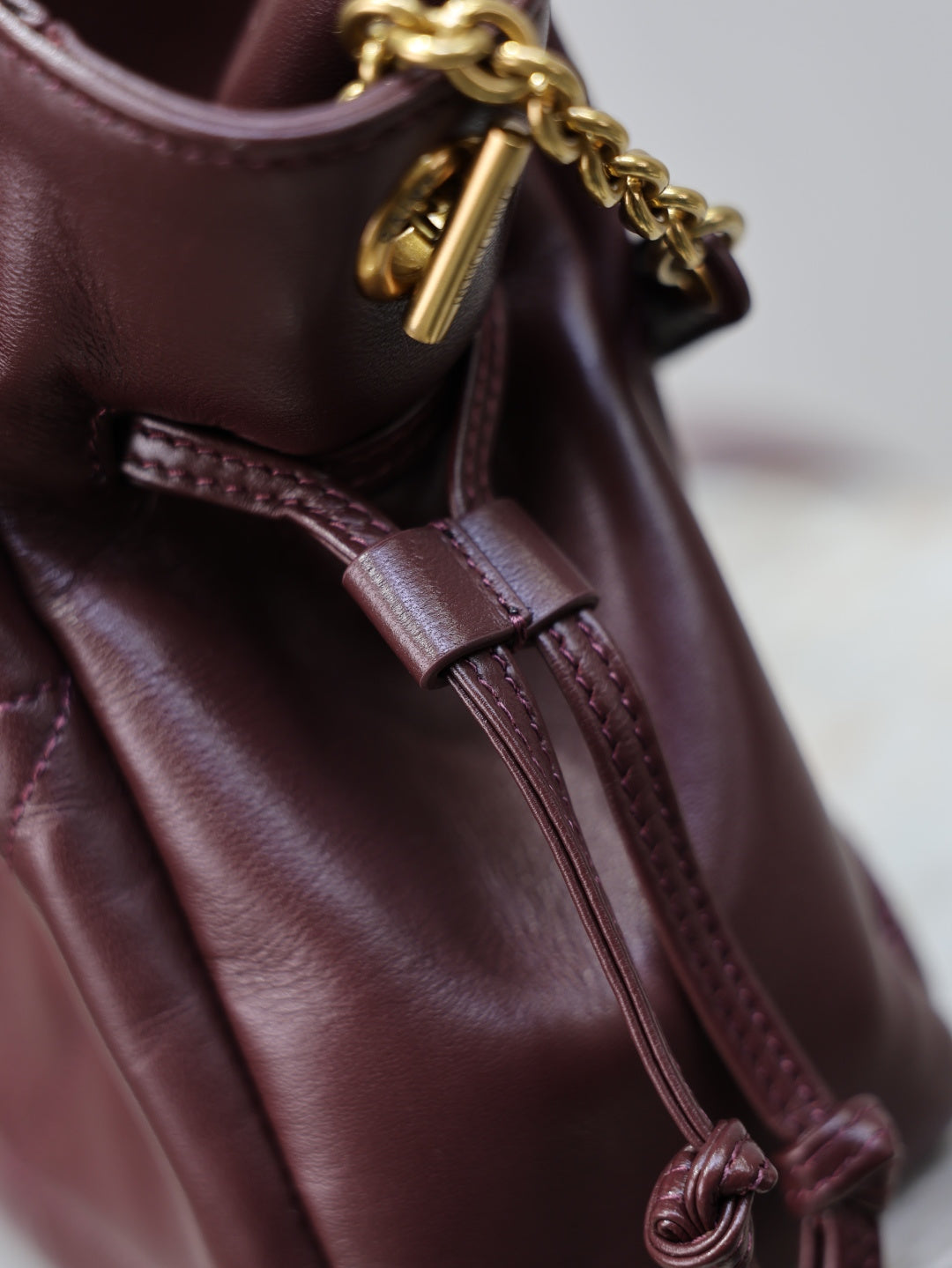 YSL Jamie Small leather Bucket bag