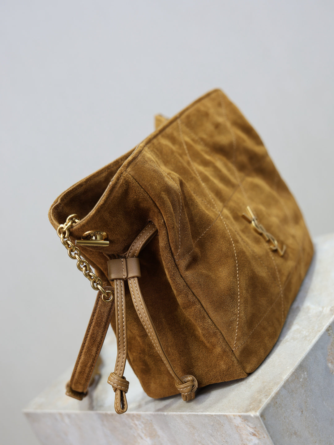 YSL Jamie Bucket small suede