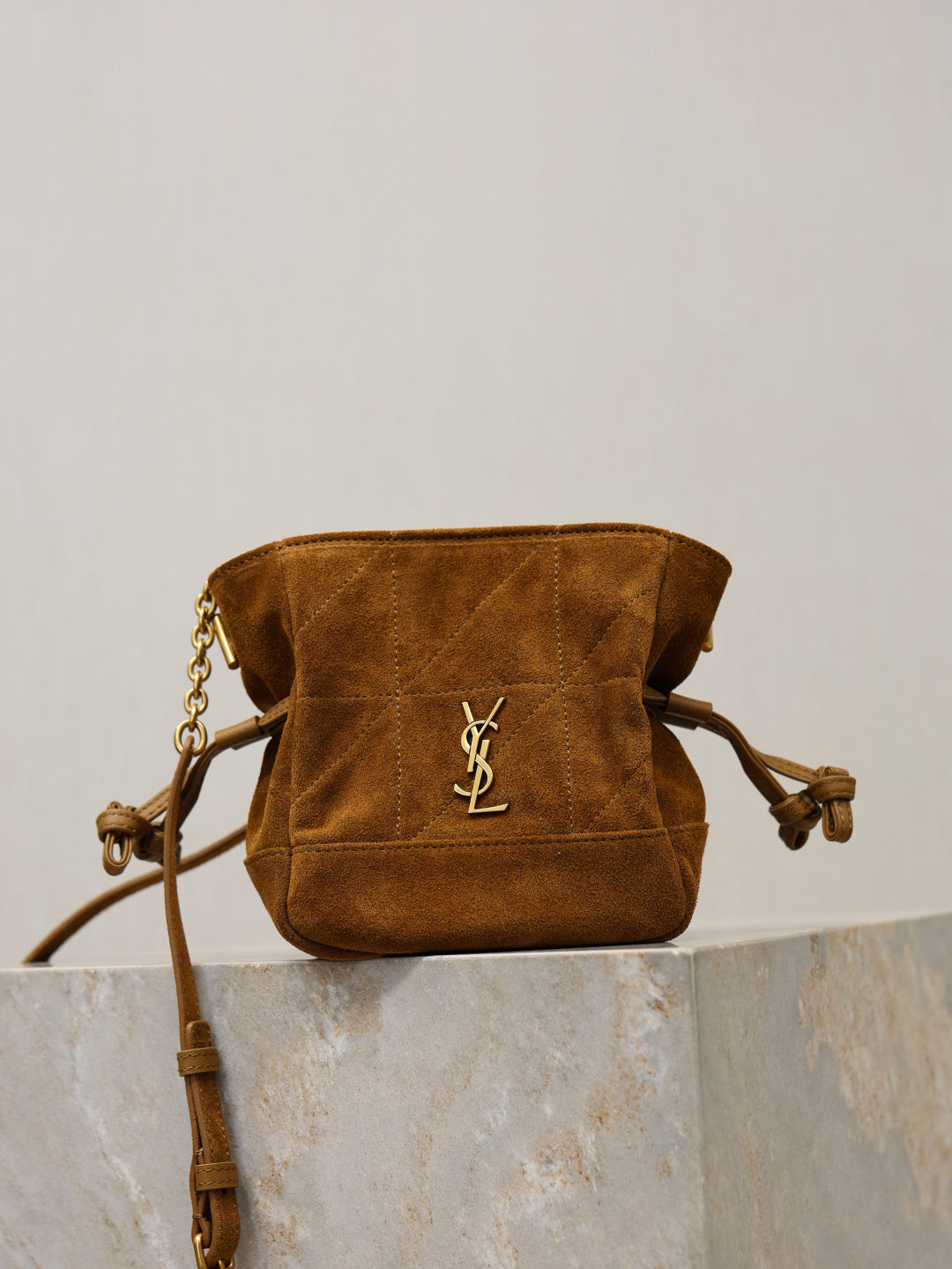 YSL Jamie Bucket suede mini bag