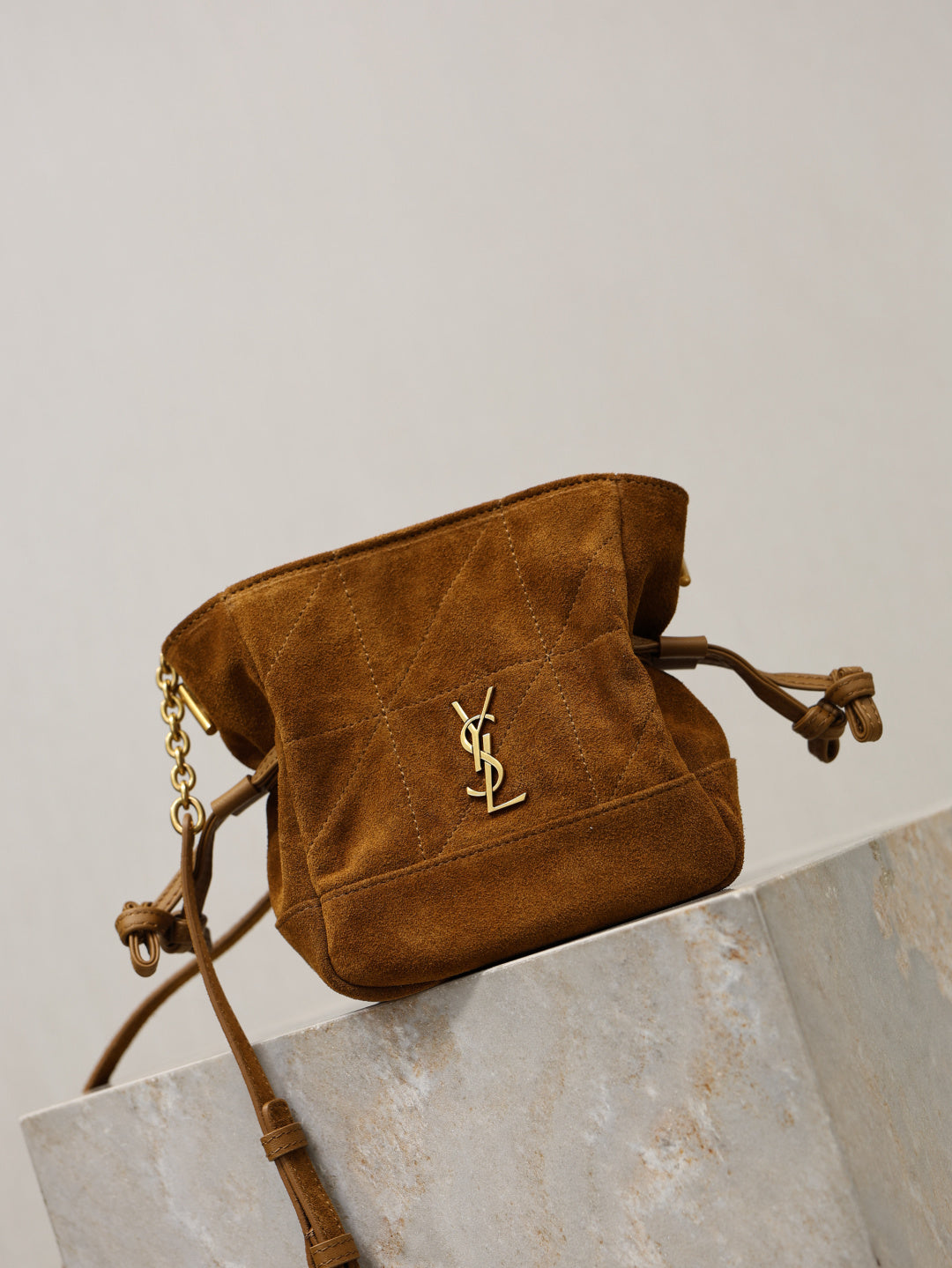 YSL Jamie Bucket suede mini bag