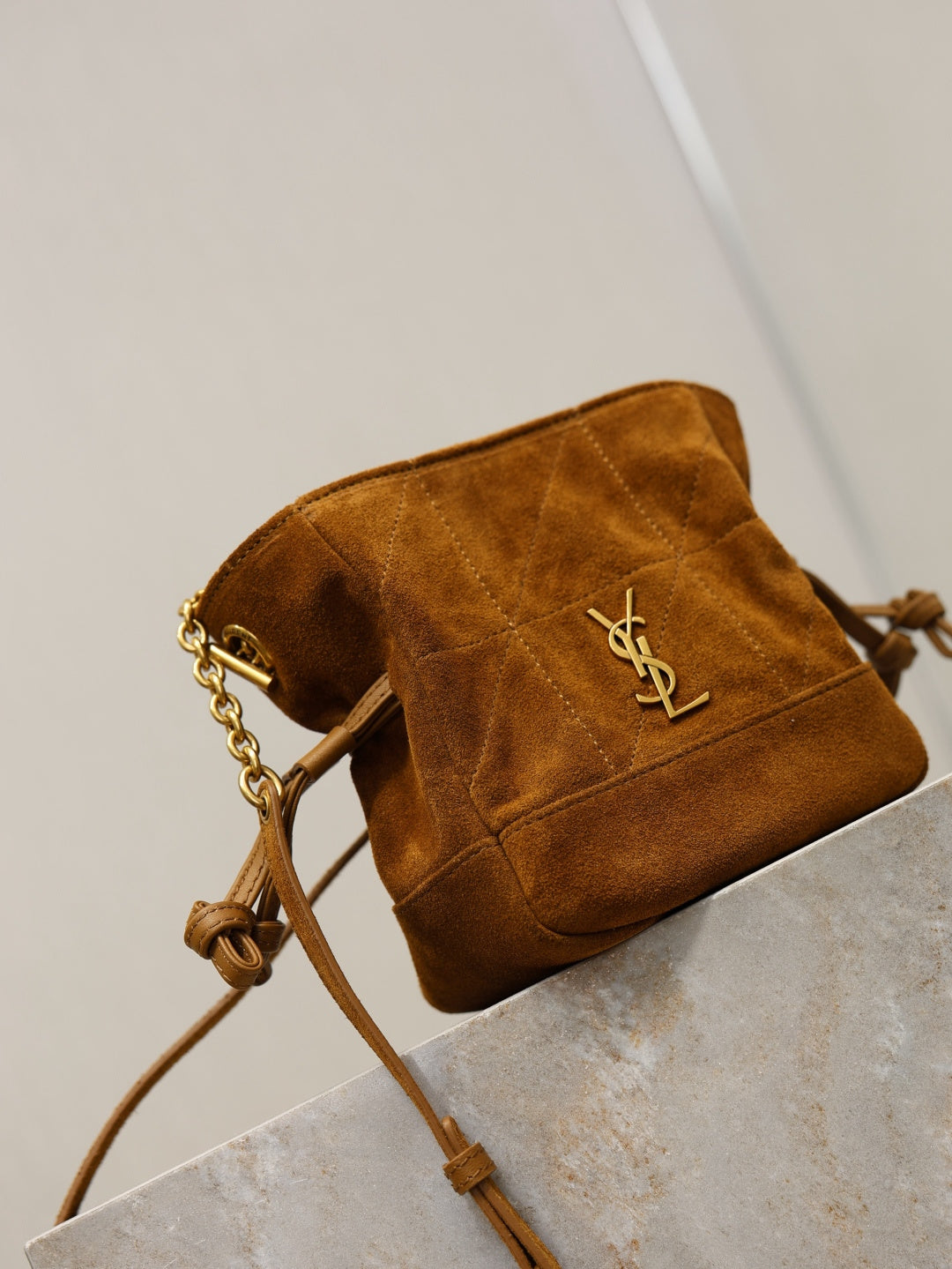 YSL Jamie Bucket suede mini bag