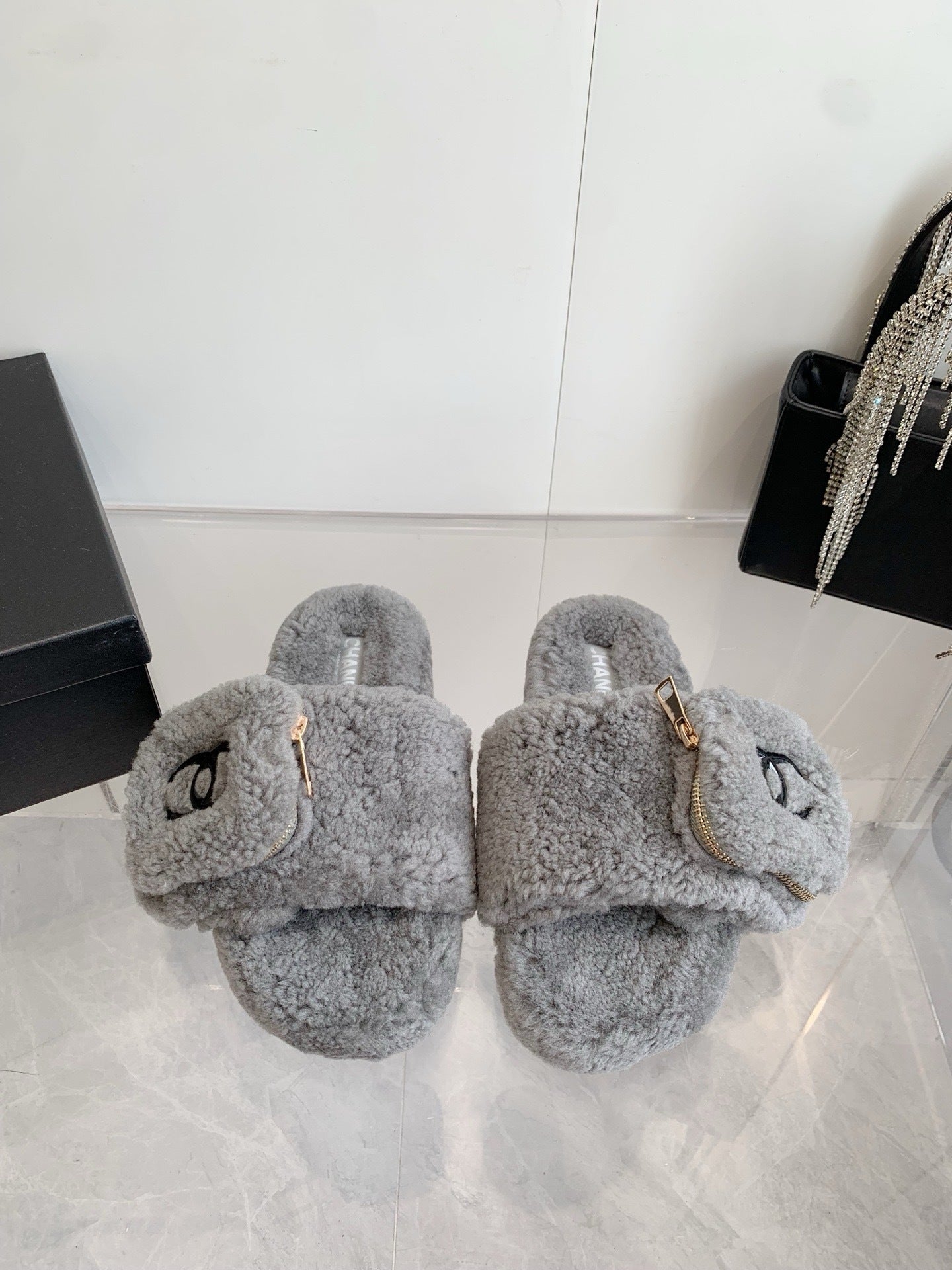 Chanel slippers
