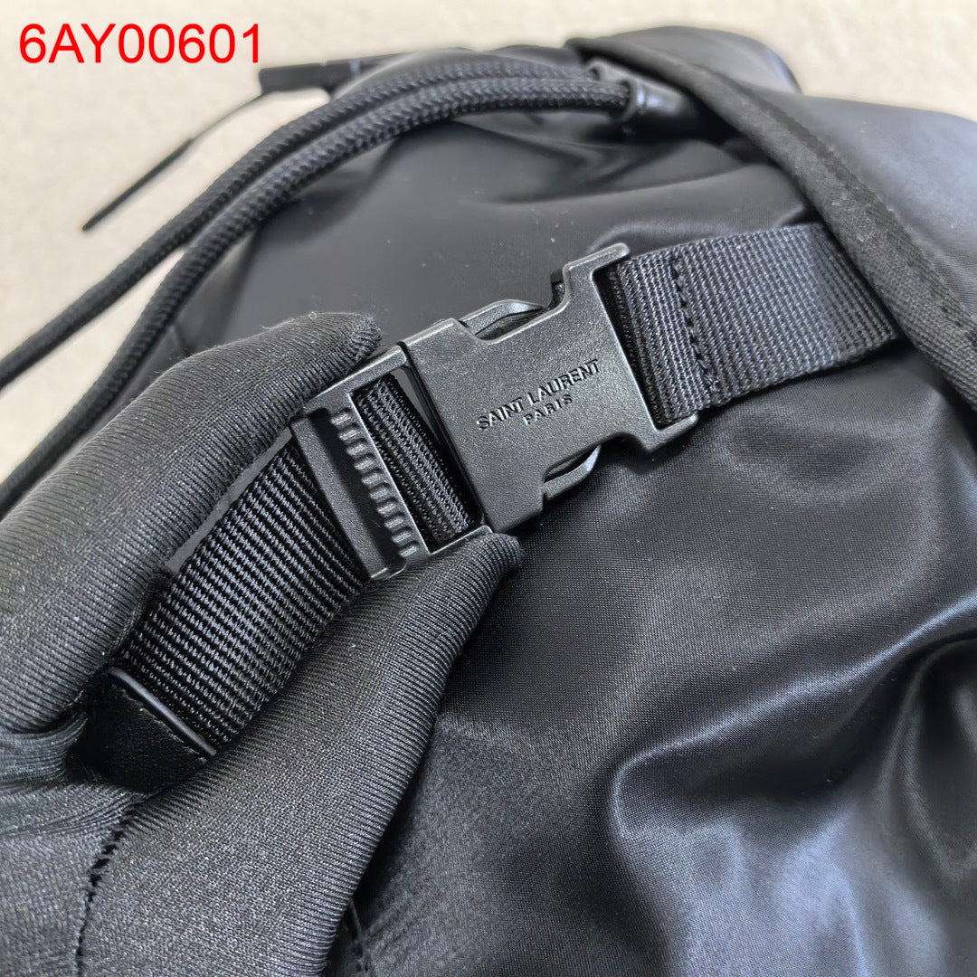 YSL SAINT LAURENT backpack in grained leather