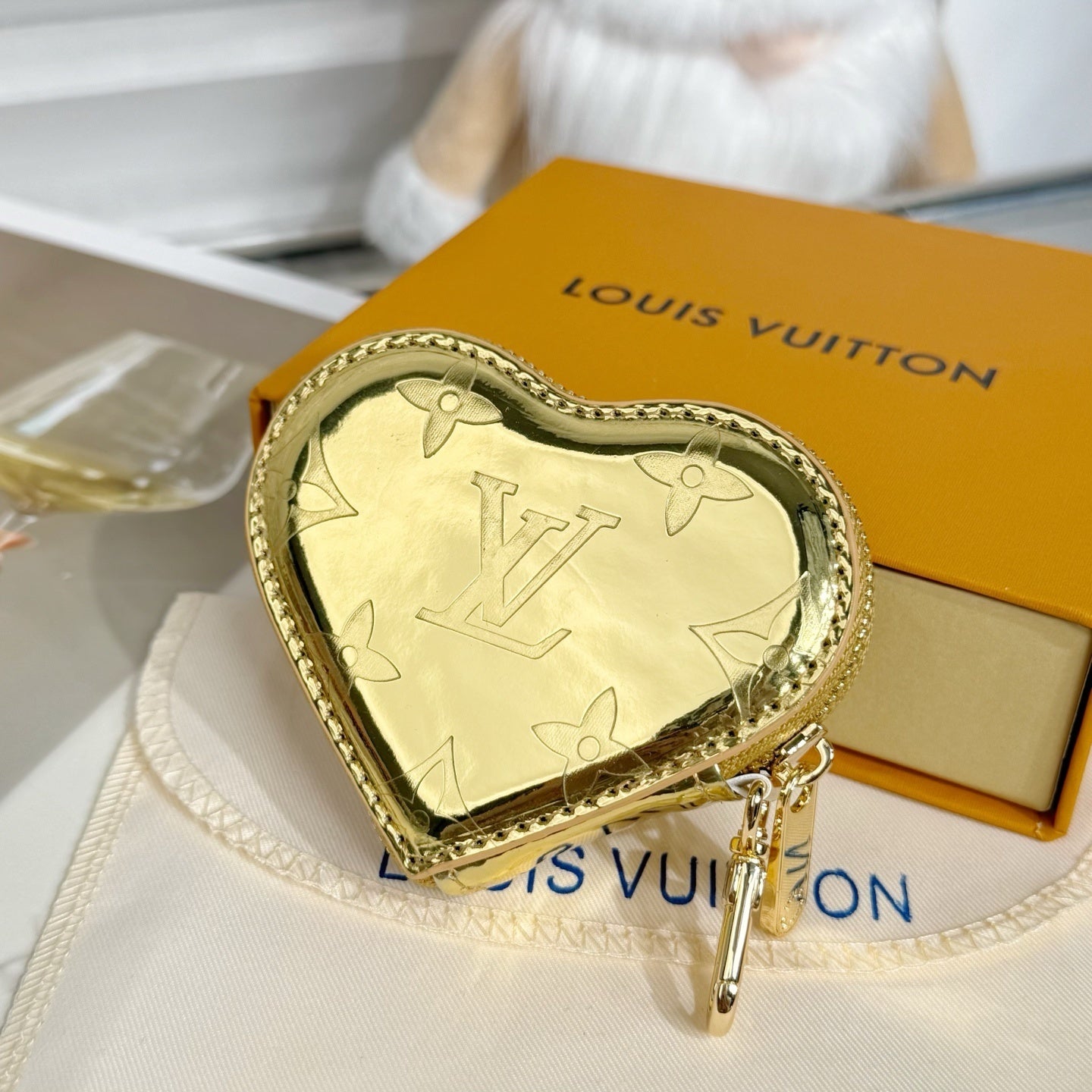Louis Vuitton Heart shape Coin purse