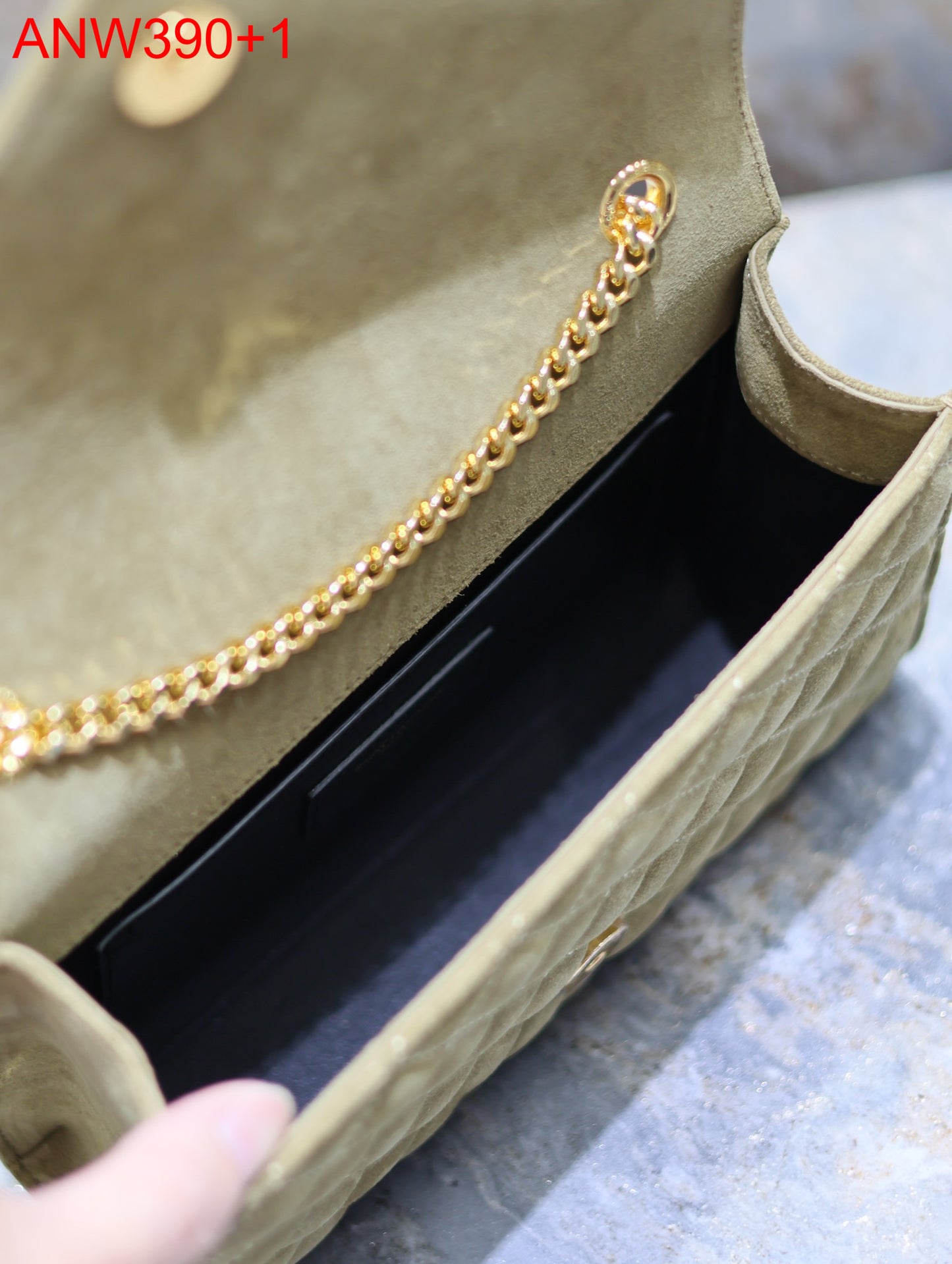 YSL Envelope Suede Small Chain Bag