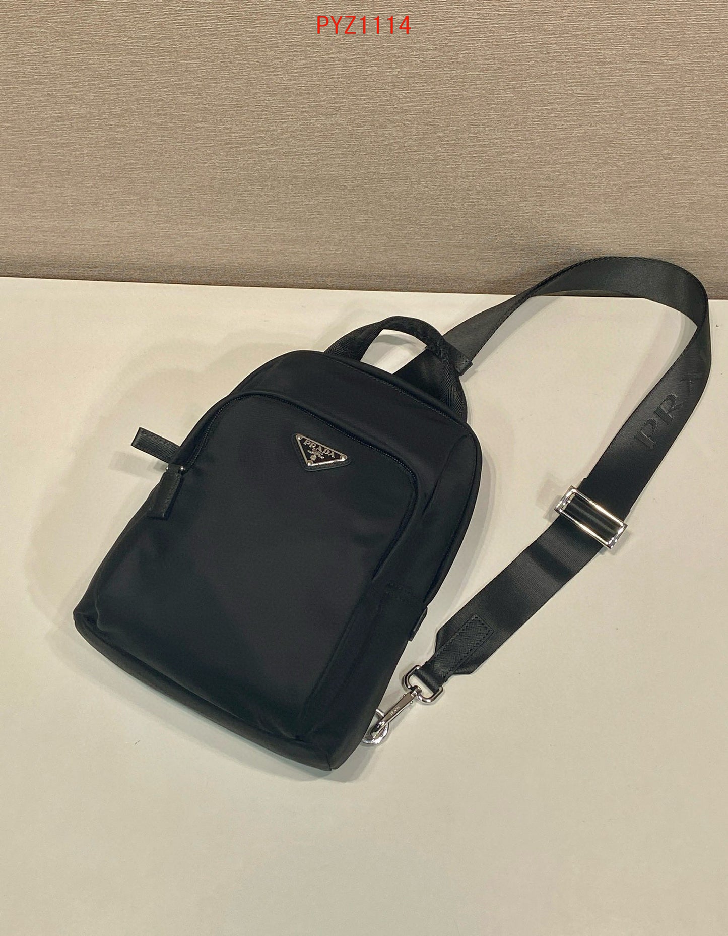 Prada Re-Nylon and Saffiano leather backpack