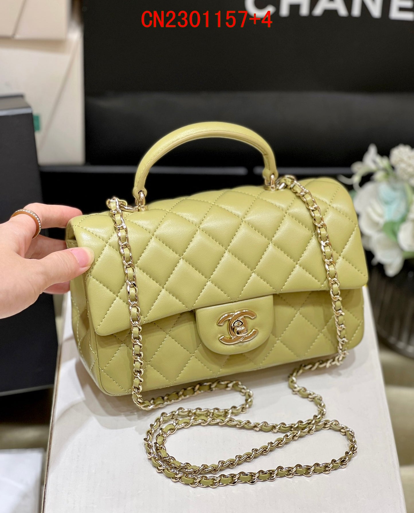 Chanel Mini Flap Bag with top handle