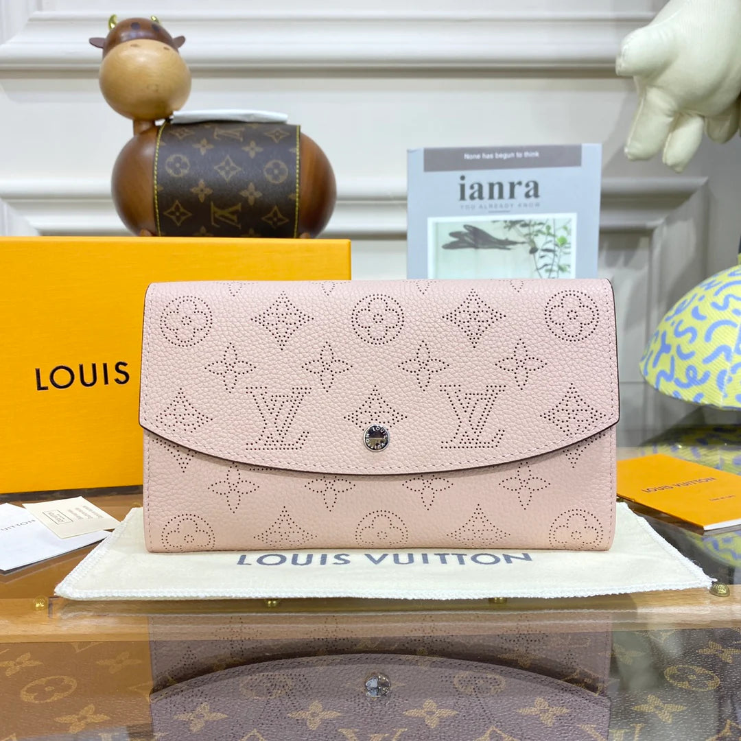 Louis Vuitton Iris Wallet Mahina leather