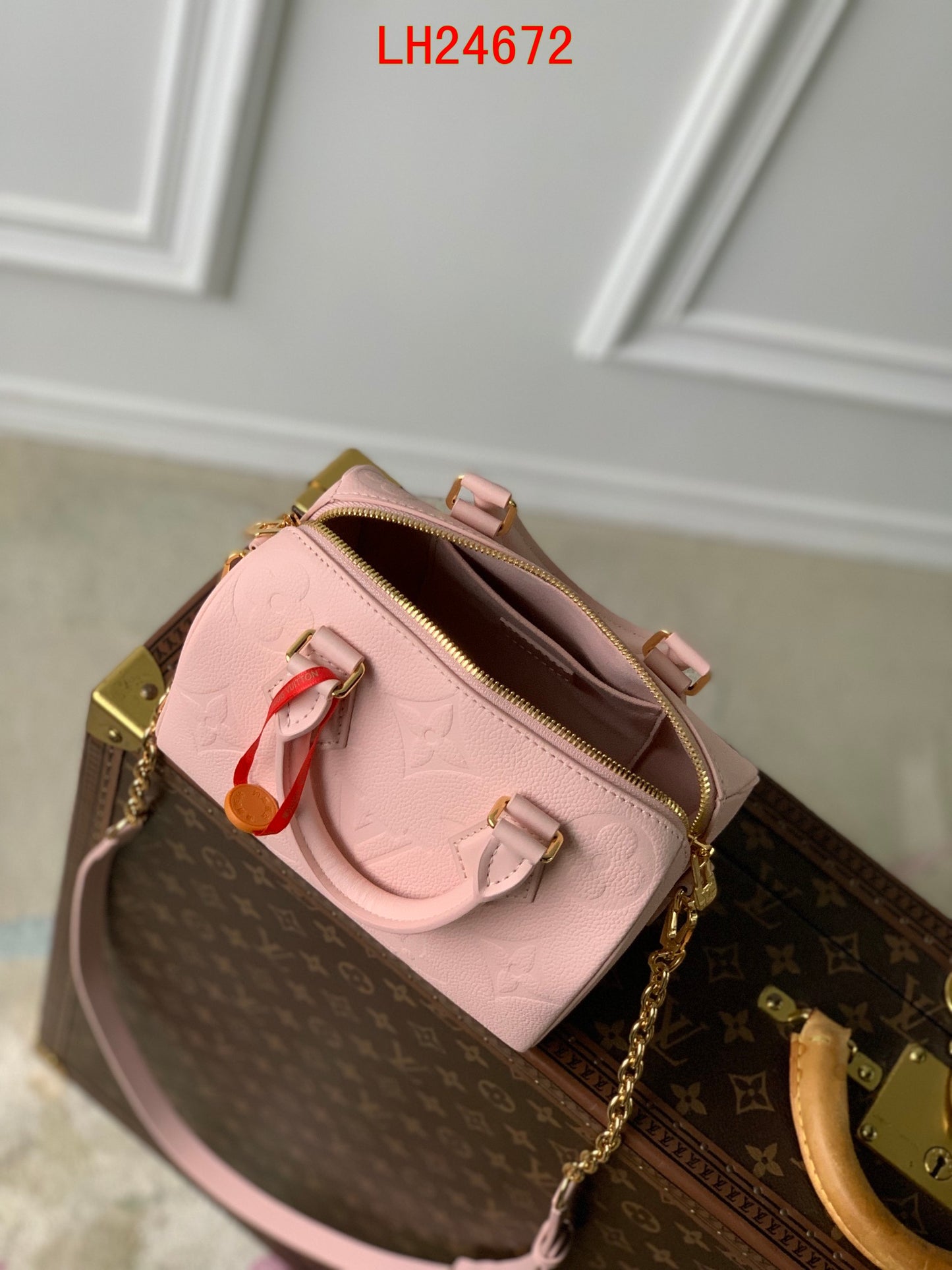 Louis Vuitton Speedy Bandoulière 20 empreinte pink