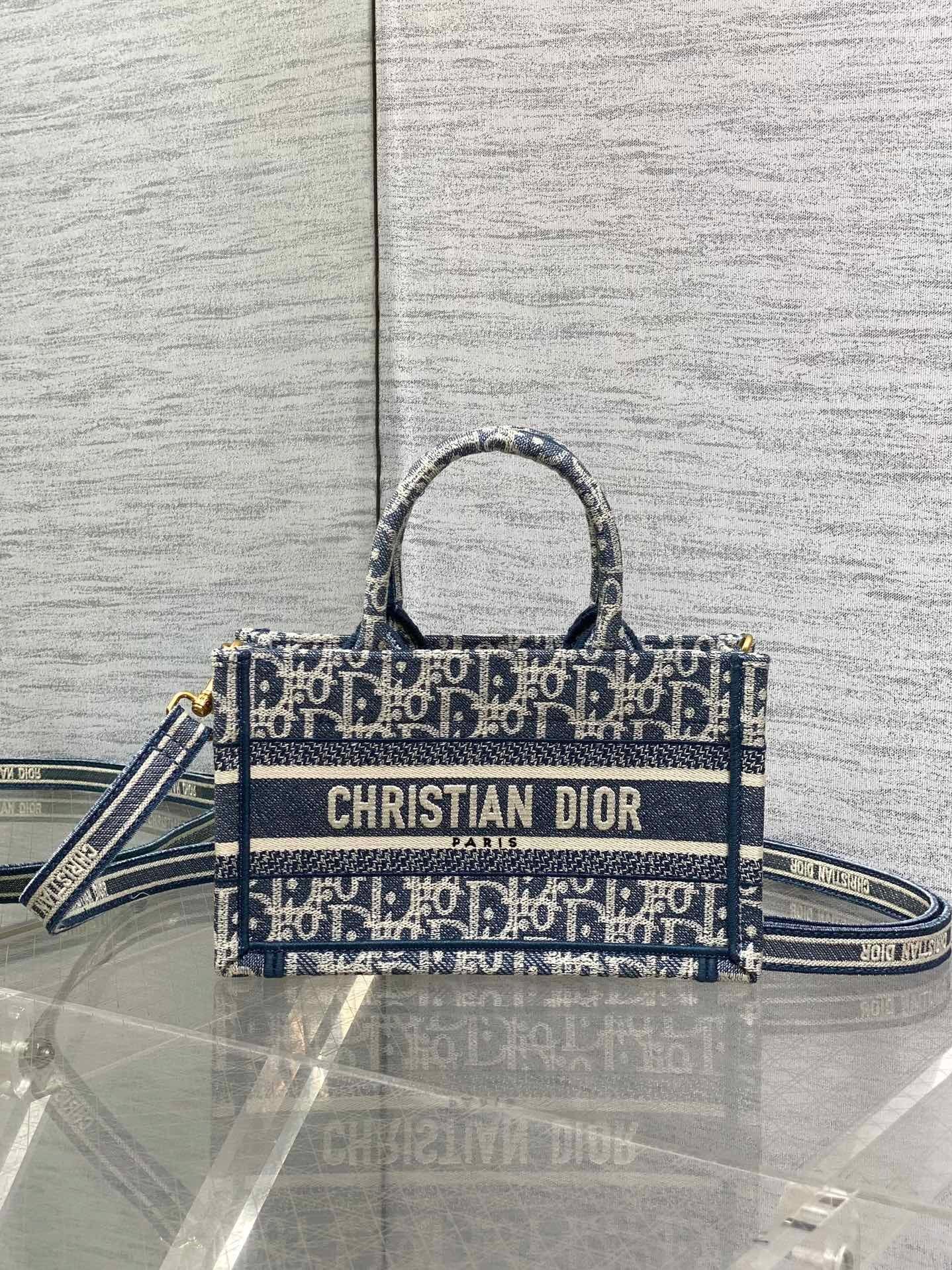 Dior Book Tote Denim Medium and Mini