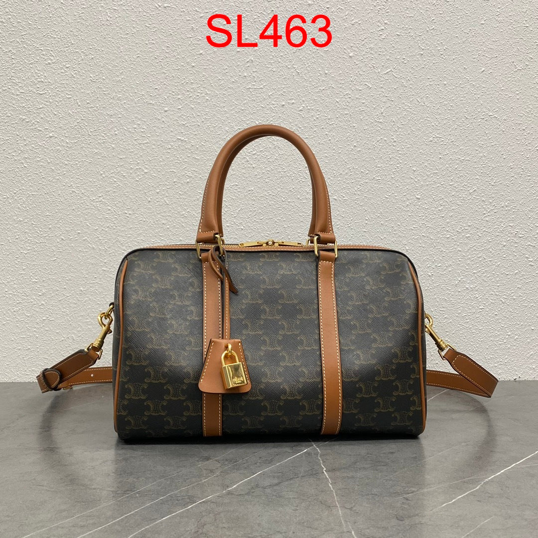 Celine Boston leather bag