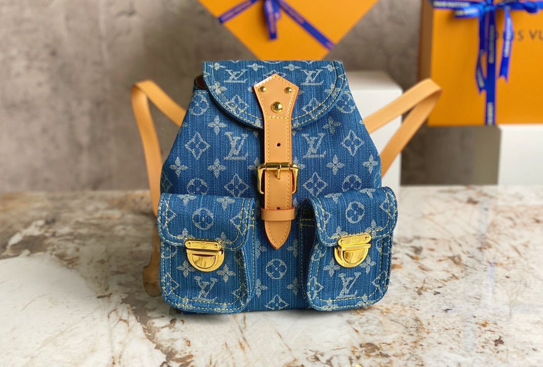 Louis Vuitton Denim Backpack