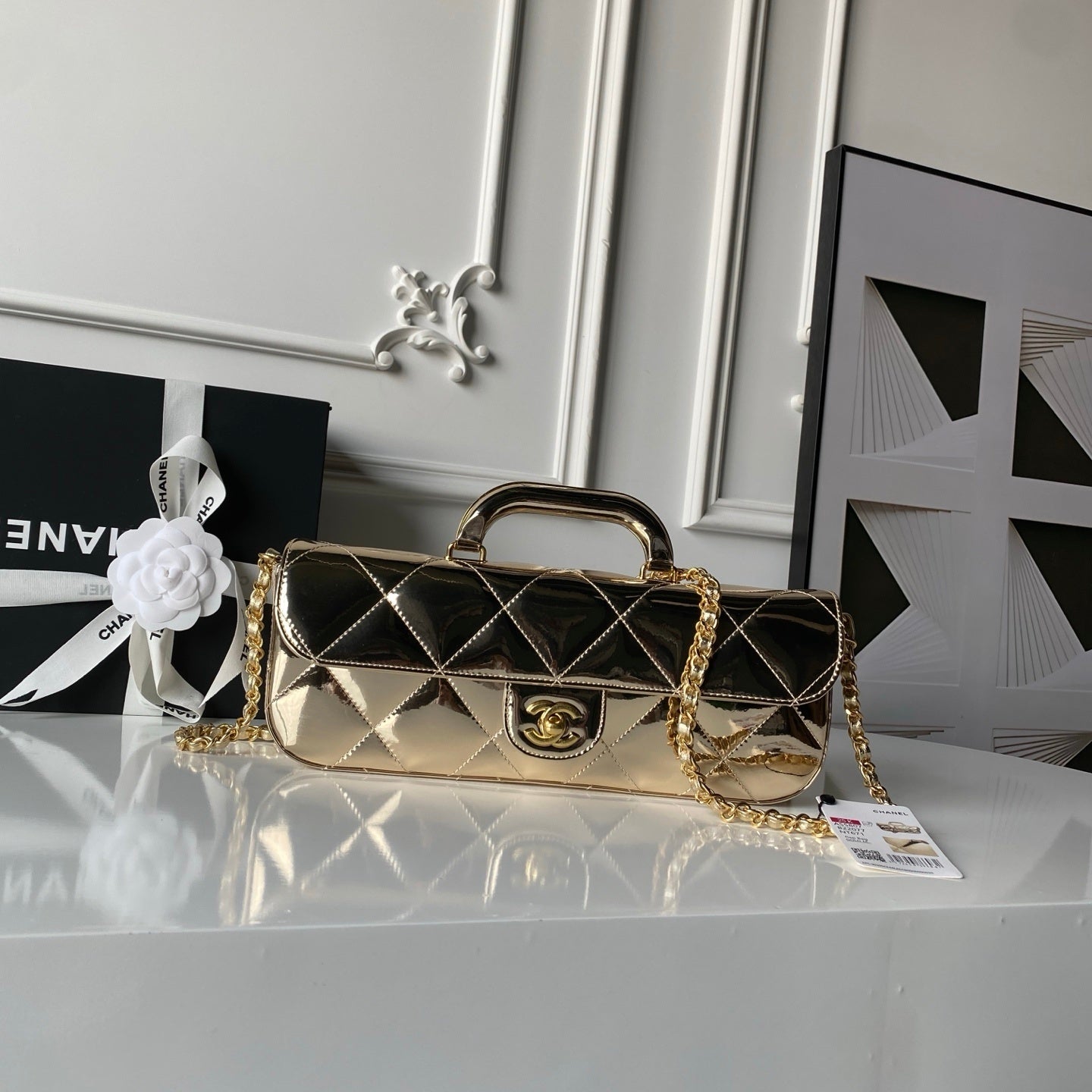Chanel Large Flap Bag with Top Handle