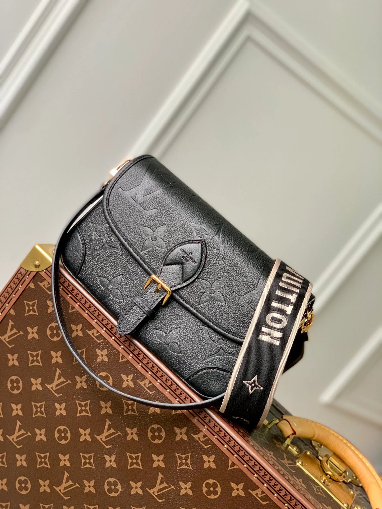 Louis Vuitton Diane Empreinte leather