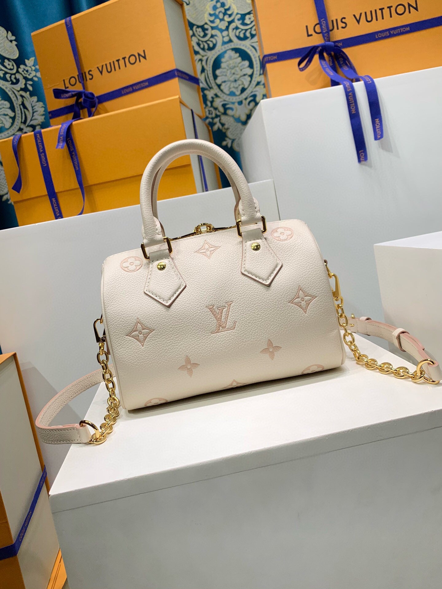 Louis Vuitton new bicolor Speedy Bandoulière 20
