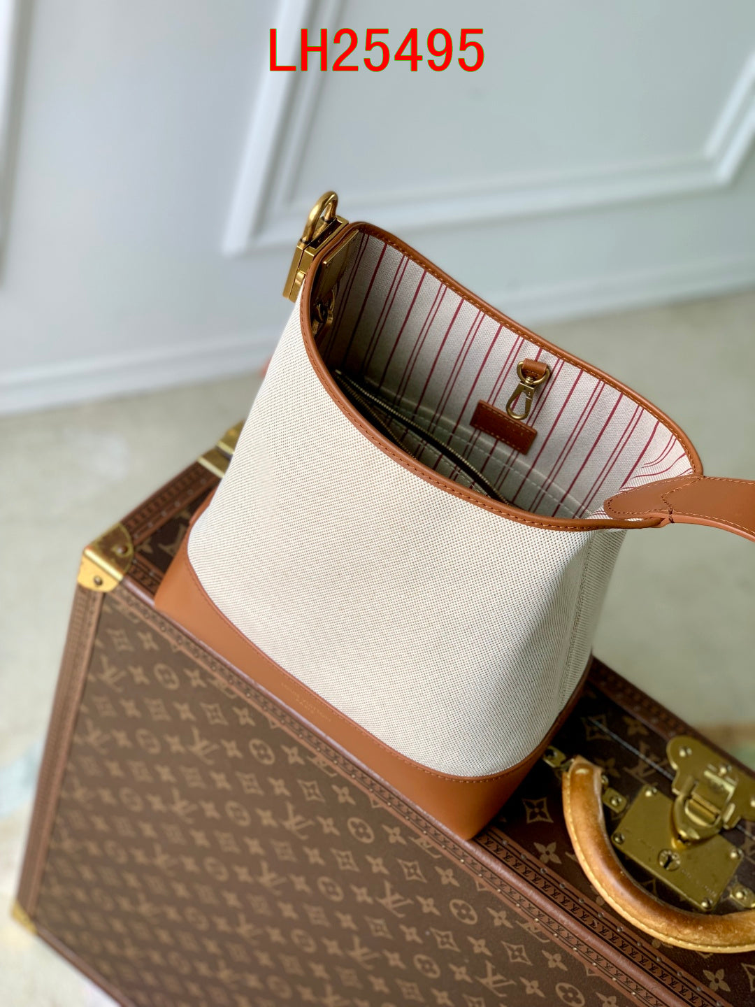 Louis Vuitton Low Key Hobo PM canvas and calf leather