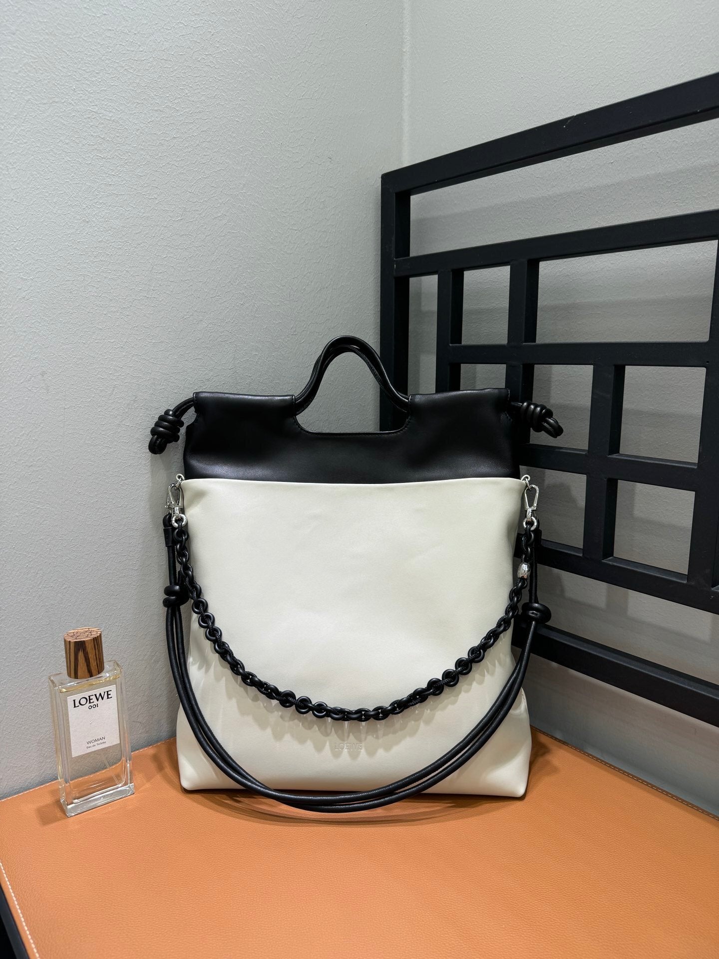 Loewe Flamenco purse tote in mellow nappa lambskin