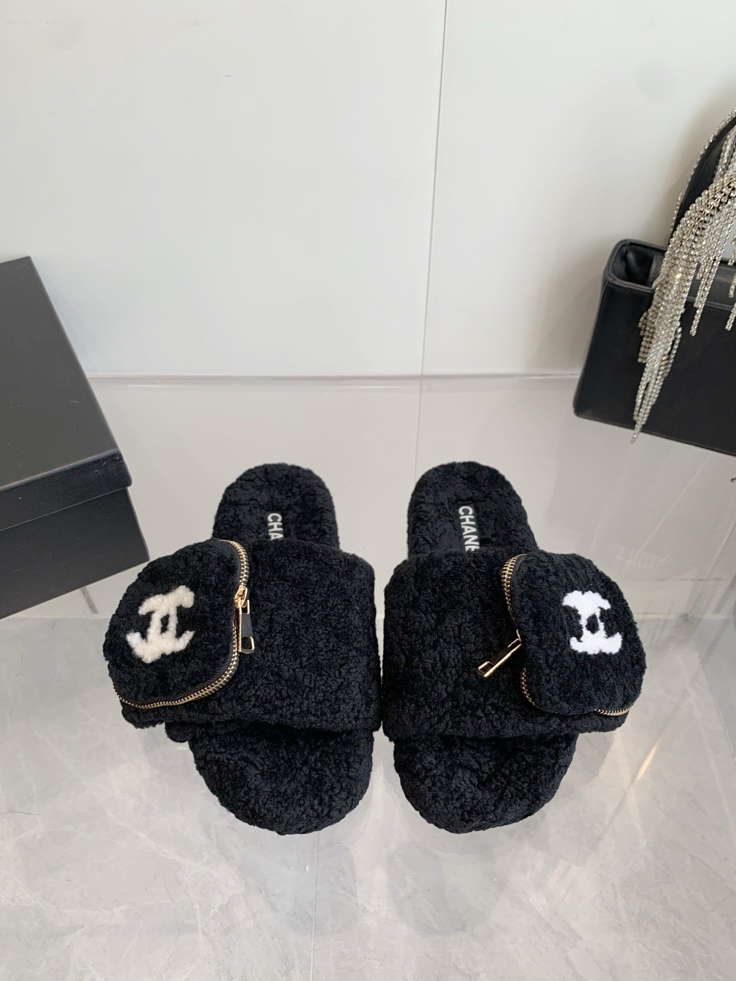 Chanel slippers